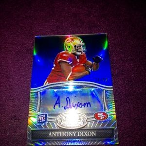 2010 BOWMAN STERLING-ANTHONY DIXON RC/AUTO #74/99